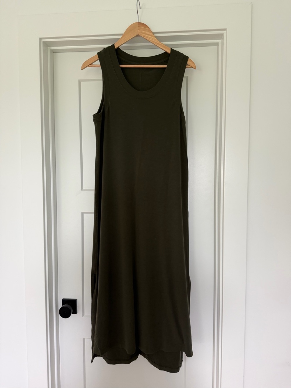 lululemon athletica All Yours Tank Maxi Dress in Olive